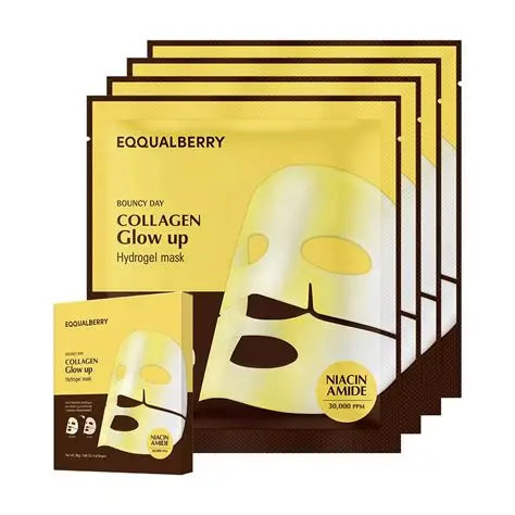 COLLAGEN GLOW UP HYDROGEL MASK SET - 4 SHEET MASKS