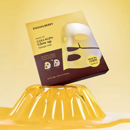 COLLAGEN GLOW UP HYDROGEL MASK SET - 4 SHEET MASKS
